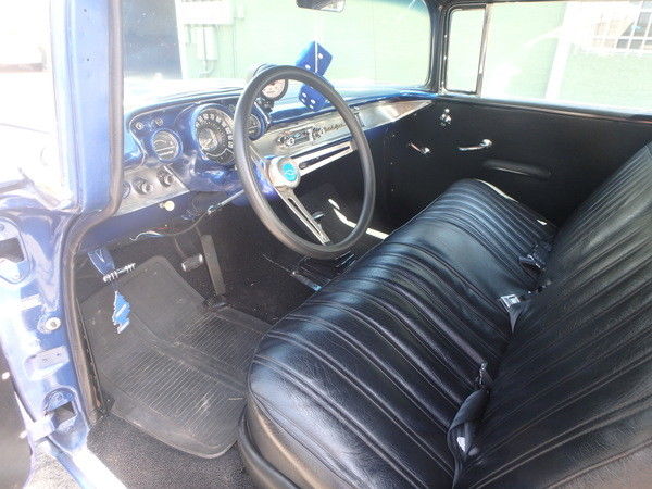 1957 Blue Chevrolet Bel Air/150/210 Hardtop