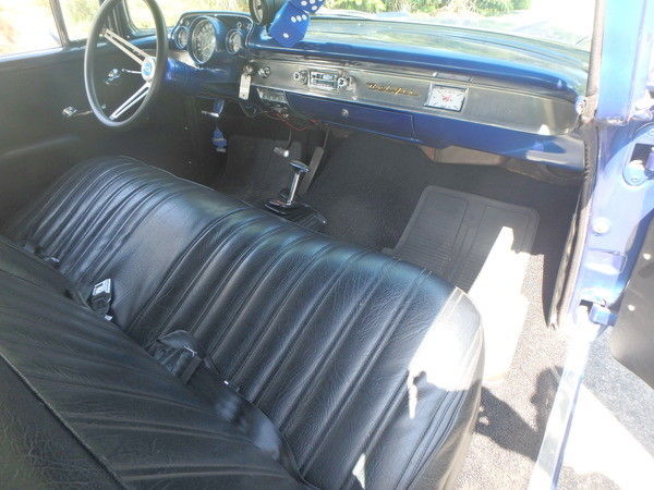 1957 Blue Chevrolet Bel Air/150/210 Hardtop