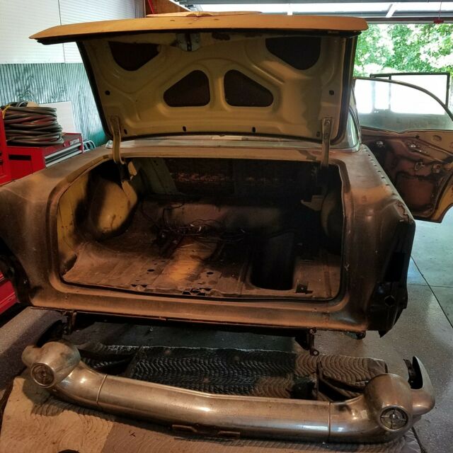 1957 Blue Chevrolet Bel Air/150/210 Sedan