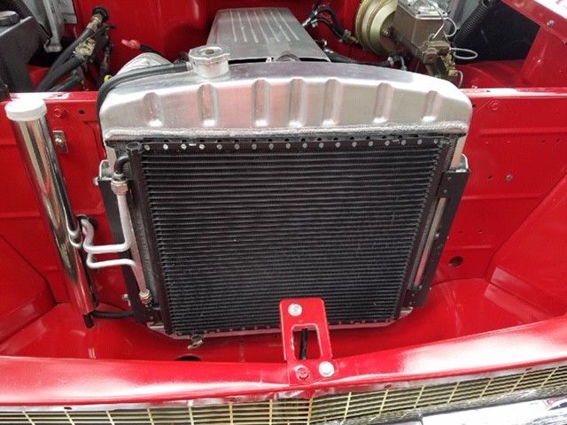 1957 Red Chevrolet Bel Air/150/210 Coupe