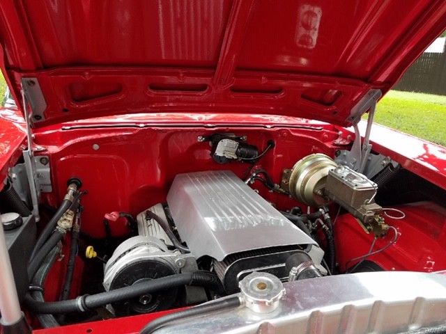 1957 Red Chevrolet Bel Air/150/210 Coupe