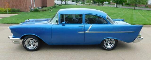 1957 Blue Chevrolet Bel Air/150/210 --
