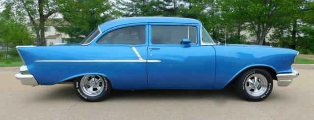 1957 Blue Chevrolet Bel Air/150/210 --