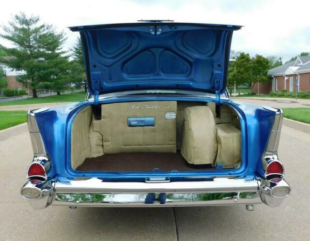 1957 Blue Chevrolet Bel Air/150/210 --