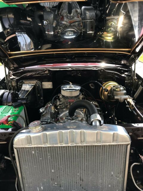 1957 Black Cherry Chevrolet Bel Air/150/210 Coupe