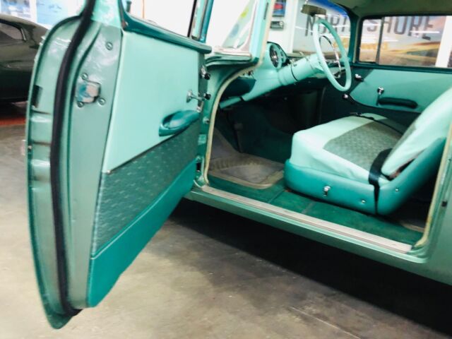 1957 Green Chevrolet Bel Air/150/210 2 Door