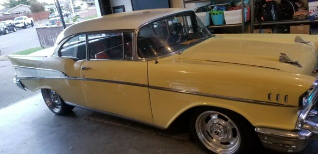 1957 Yellow Chevrolet Bel Air/150/210 --