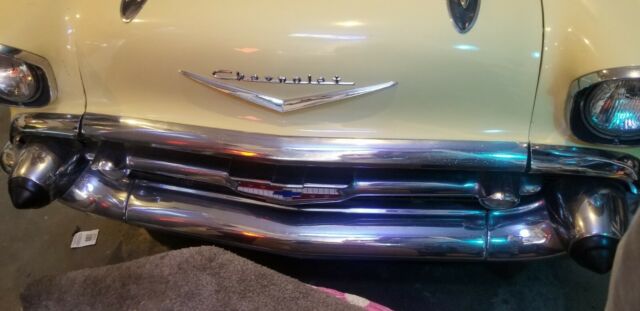 1957 Yellow Chevrolet Bel Air/150/210 --