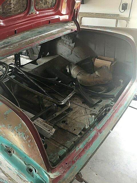 1957 Gold/Maroon Chevrolet Bel Air/150/210 2 Door Hard Top