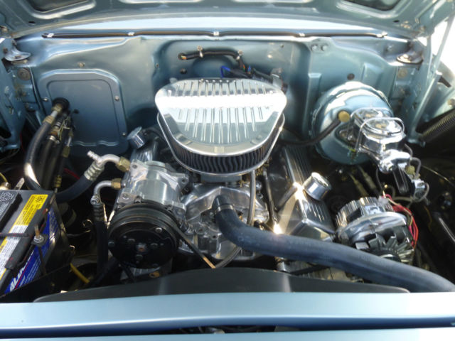 19570000 Blue Chevrolet Bel Air/150/210 2 Door Hardtop