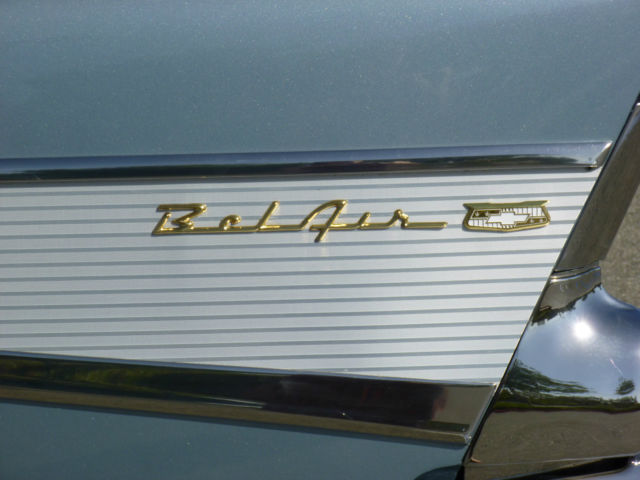 19570000 Blue Chevrolet Bel Air/150/210 2 Door Hardtop