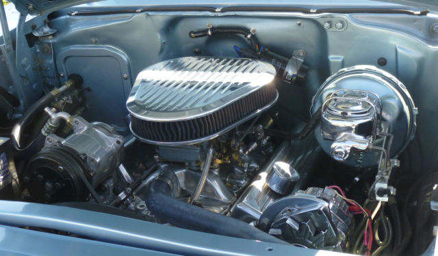 19570000 Blue Chevrolet Bel Air/150/210 2 Door Hardtop