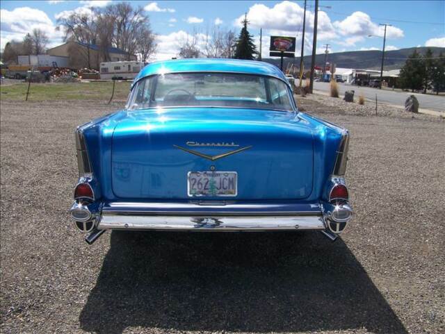 1957 Blue Chevrolet Bel Air/150/210