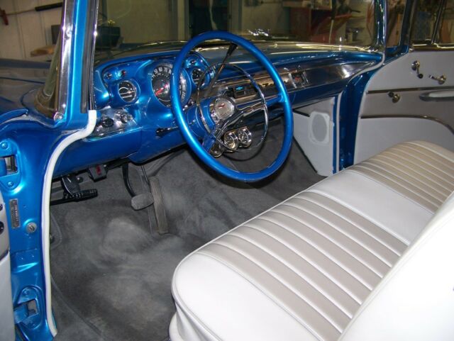 1957 Blue Chevrolet Bel Air/150/210
