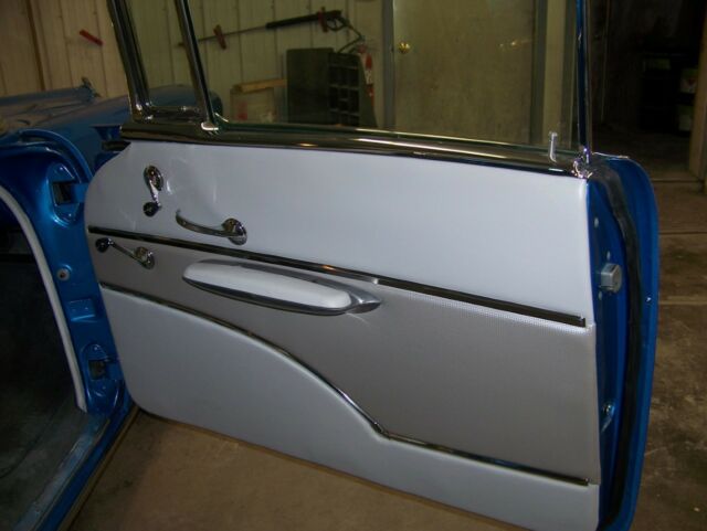 1957 Blue Chevrolet Bel Air/150/210