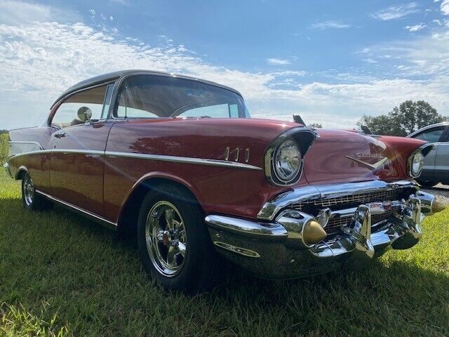 1957 Black Chevrolet Bel Air/150/210 Coupe