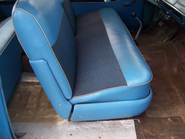 1957 Blue Chevrolet Bel Air/150/210 2dr sedan