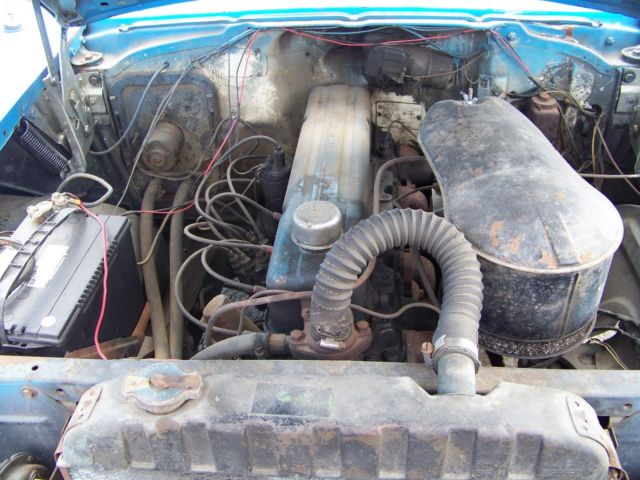 1957 Blue Chevrolet Bel Air/150/210 2dr sedan