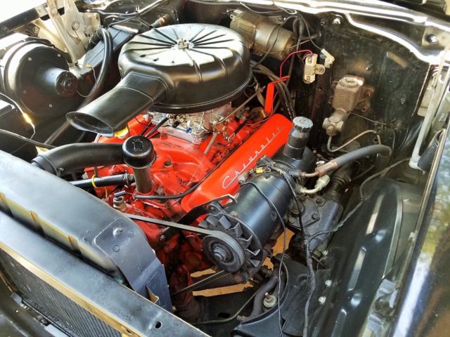 1957 Black Chevrolet Bel Air/150/210 HARDTOP