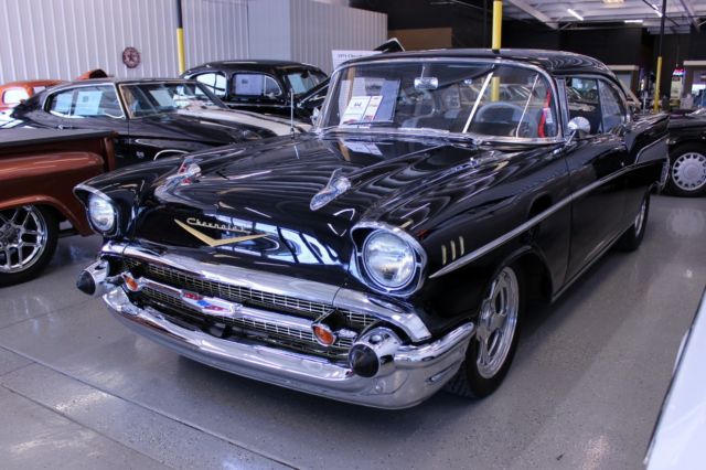 1957 Onyx Black Chevrolet Bel Air/150/210 2 Door Hardtop