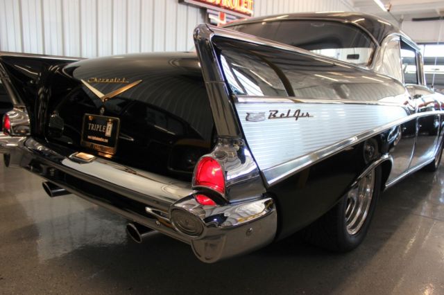 1957 Onyx Black Chevrolet Bel Air/150/210 2 Door Hardtop