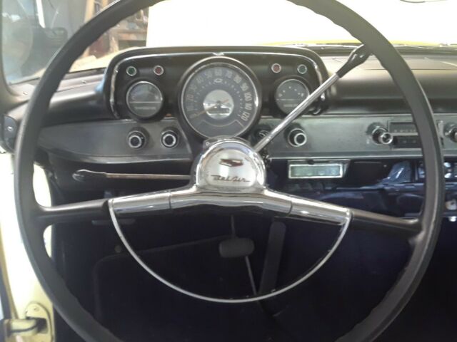 1957 Yellow Chevrolet Bel Air/150/210 Coupe