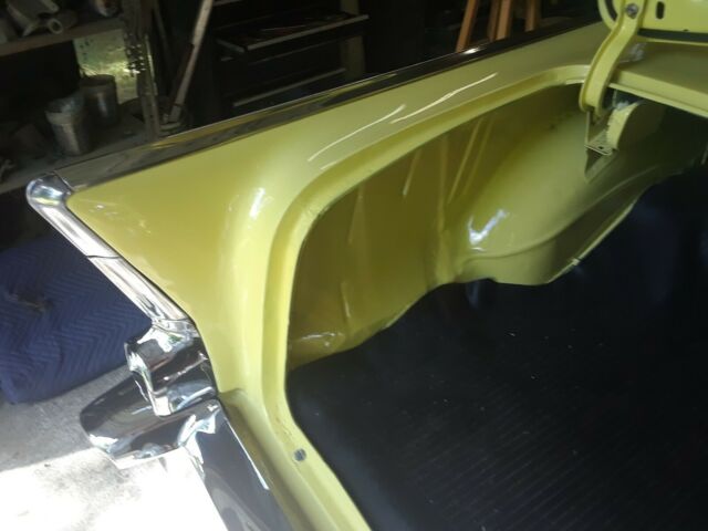 1957 Yellow Chevrolet Bel Air/150/210 Coupe