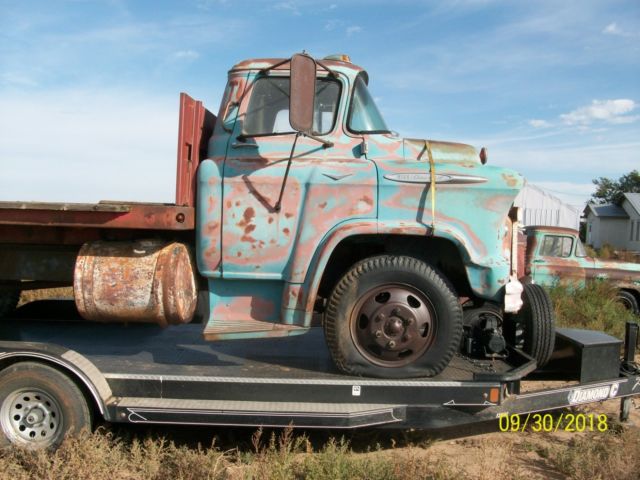 1957 Green Chevrolet Cab Over Engine Cab Over Engine