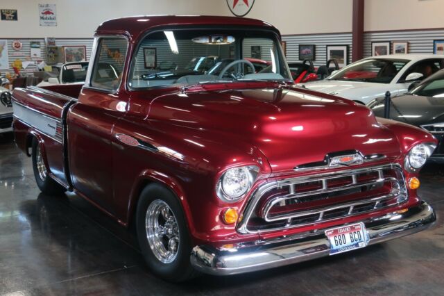 1957 Burgundy Chevrolet Other Pickups Standard Cab Pickup