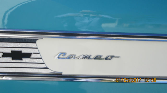 1957 Turquoise Chevrolet Other Pickups Cab & Chassis