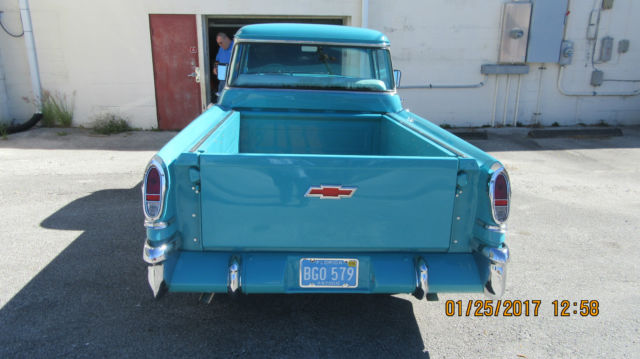 1957 Turquoise Chevrolet Other Pickups Cab & Chassis