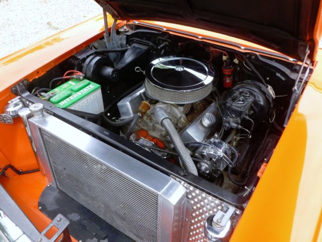 1957 Orange Chevrolet Bel Air/150/210 Hardtop