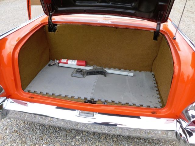 1957 Orange Chevrolet Bel Air/150/210 Hardtop