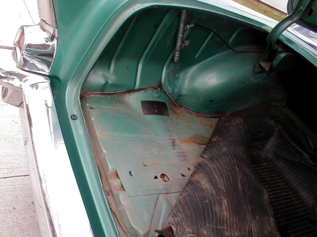 1957 Green Chevrolet Bel Air/150/210 Sedan
