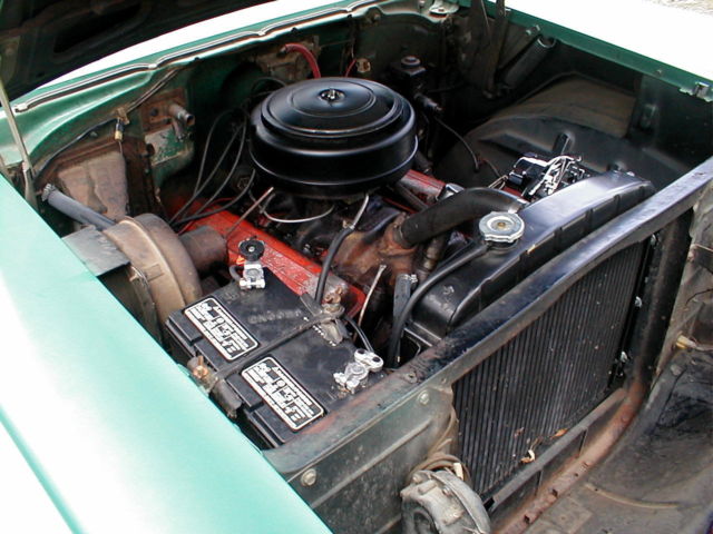 1957 Green Chevrolet Bel Air/150/210 Sedan