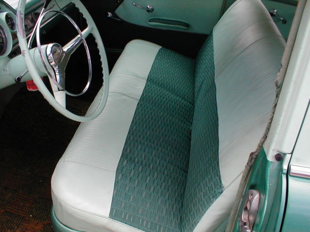 1957 Green Chevrolet Bel Air/150/210 Sedan