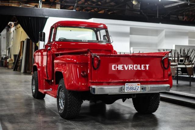 1957 Red Chevrolet COE --