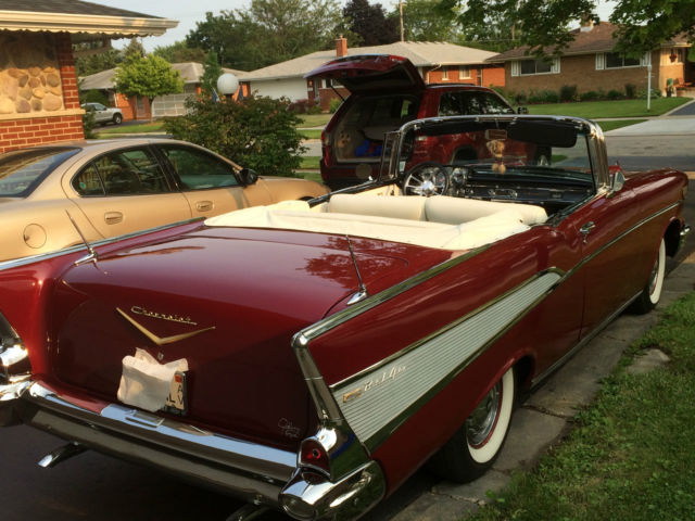 1957 Metador Red Chevrolet Bel Air/150/210