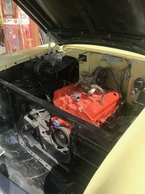 1957 Yellow Chevrolet Bel Air/150/210 Convertible