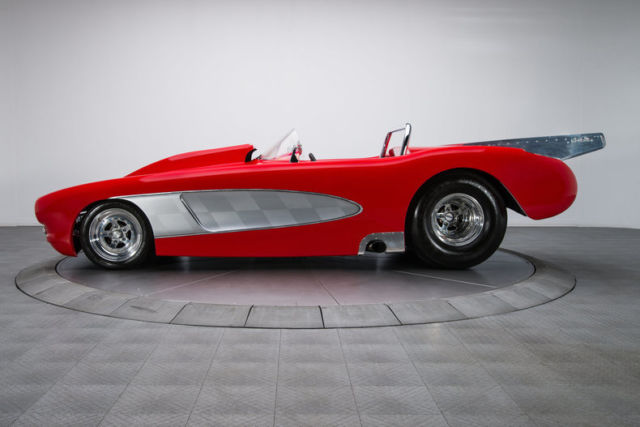 1957 Red Chevrolet Corvette Roadster