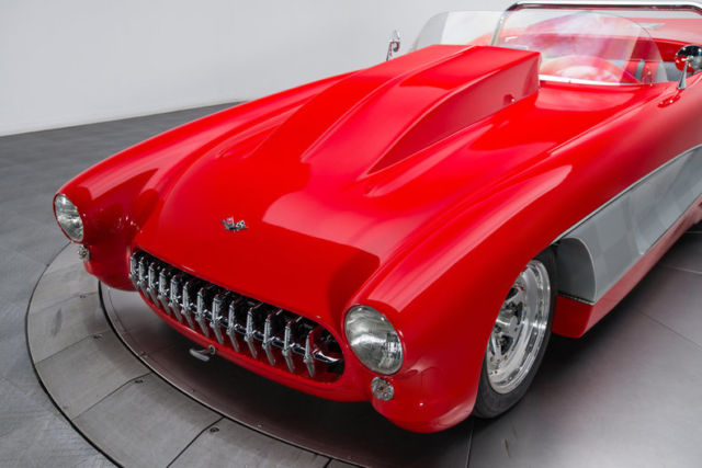 1957 Red Chevrolet Corvette Roadster