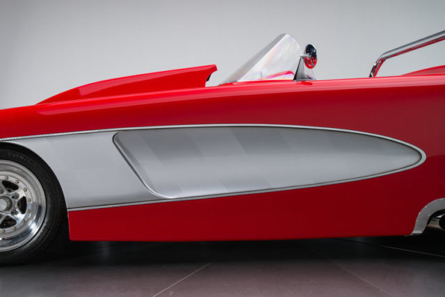 1957 Red Chevrolet Corvette Roadster