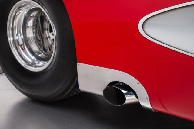 1957 Red Chevrolet Corvette Roadster