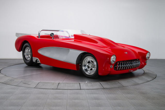 1957 Red Chevrolet Corvette Roadster
