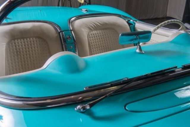 1957 Green Chevrolet Corvette --