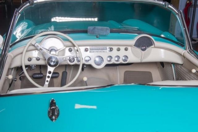 1957 Green Chevrolet Corvette --