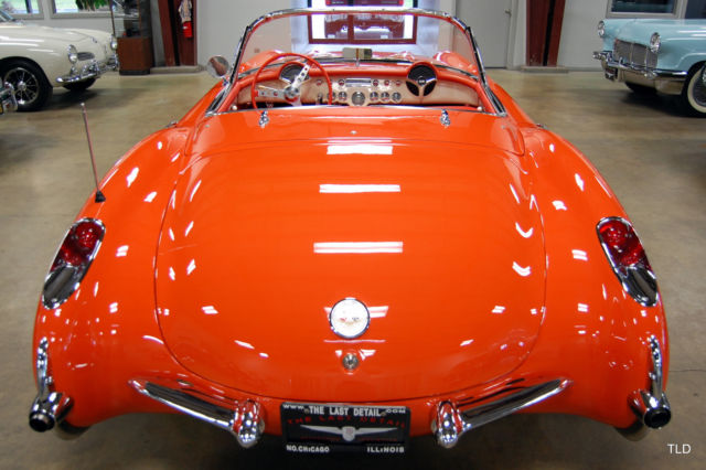 1957 Red Chevrolet Corvette --