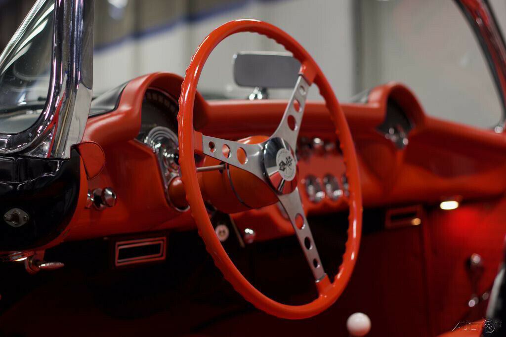 1957 Black Chevrolet Corvette