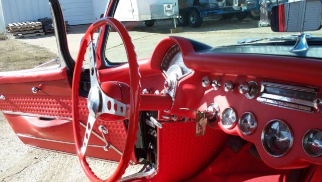 1957 Black Chevrolet Corvette Convertible