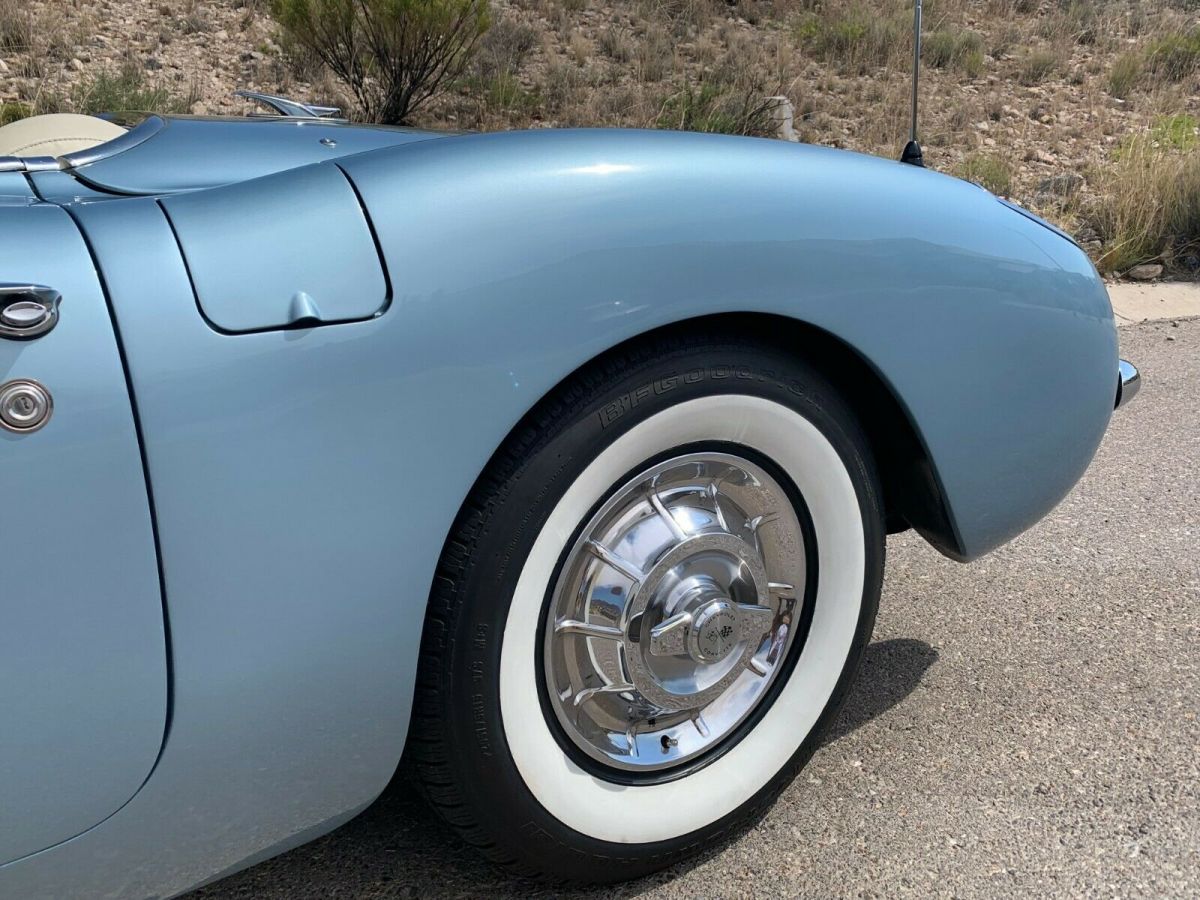 1957 Arctic Blue Chevrolet Corvette Convertible
